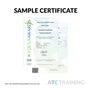L5DIT Sample Certificate